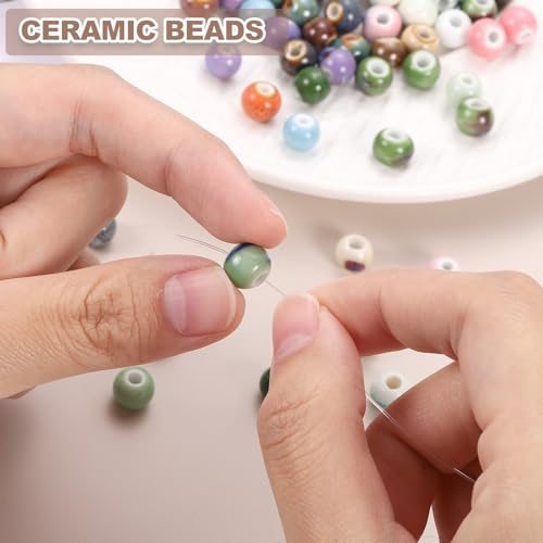 Porcelain Beads, Handmade Spacer Loose Beads view 4