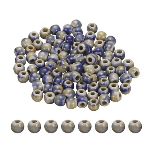 Porcelain Beads, Handmade Spacer Loose Beads — PATIKIL