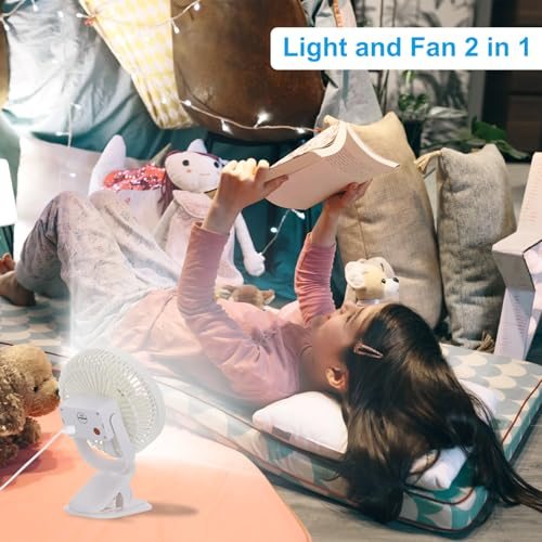 Portable Desk Fan, Camping Fan 6 Inch view 4