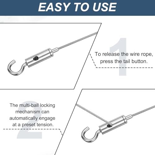 Portable Hook & Eye Turnbuckle Tension view 4