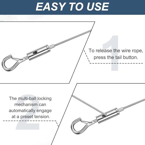 Portable Hook & Eye Turnbuckle Tension view 4