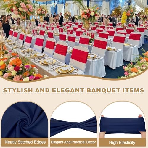 Premium Elastic Stretch Chair Cover Band Ties view 3
