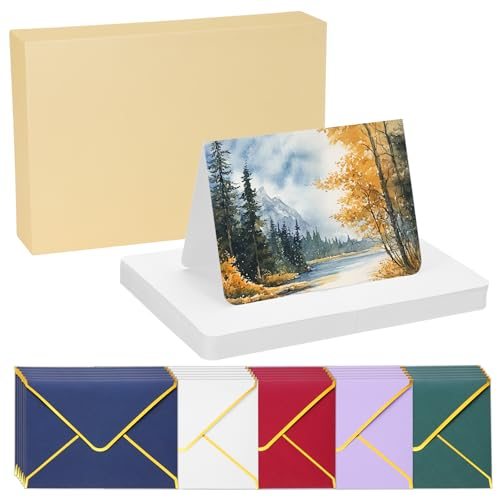 Pure Cotton Watercolor Cards 140lb/300 GSM Postcards Rounded Corners — PATIKIL