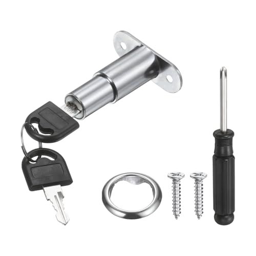 Push Plunger Lock Keyed Alike 32mm(1-1/4") Cylinder Length — PATIKIL