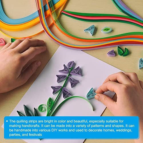 Quilling Strips Paper 120pcs 9/32"(7mm) 54cm Origami Paper Quilling Strip view 4
