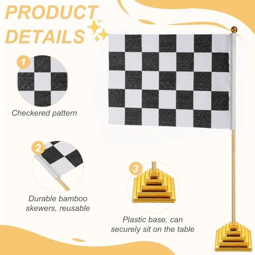 Racing Office Desk Flag Set view 3