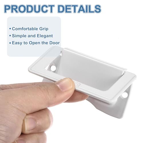 Recessed Pull Door Handle, 2 Pack Invisible Flush Pull Handle view 3