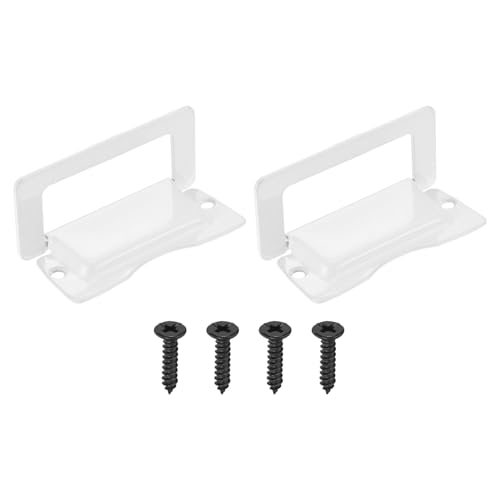 Recessed Pull Door Handle, 2 Pack Invisible Flush Pull Handle — PATIKIL