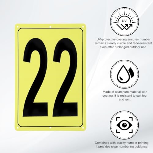 Rectangle Aluminum Plate, Area Marker Parking Weather-Resistant Signs view 3