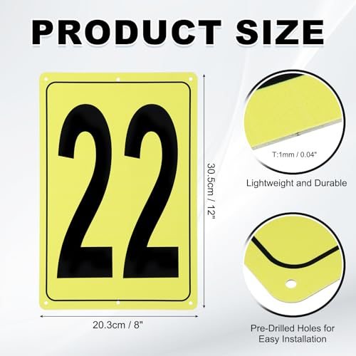 Rectangle Aluminum Plate, Area Marker Parking Weather-Resistant Signs view 2