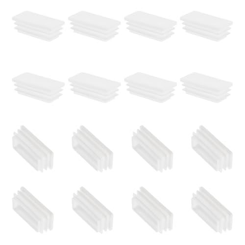 Rectangle Plastic Plug, 16 Pcs 2 x 1/50 x 25mm Tubing Insert End Caps — PATIKIL