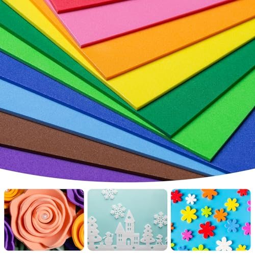 Red EVA Foam Sheets 12x8" 1mm Thick Foam Sheets 20Pcs, Foam Sheet view 5