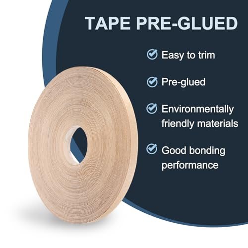 Red Oak Edge Banding, 3/4 Inch x 250 ft Wood Veneer Tape Pre-glued view 4