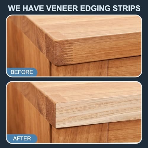 Red Oak Edge Banding, 3/4 Inch x 250 ft Wood Veneer Tape Pre-glued view 5