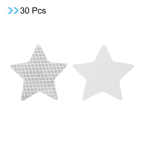 Reflective Stickers, 30 Pack 2.36 x 2.36 Inch Waterproof Adhesive High view 3