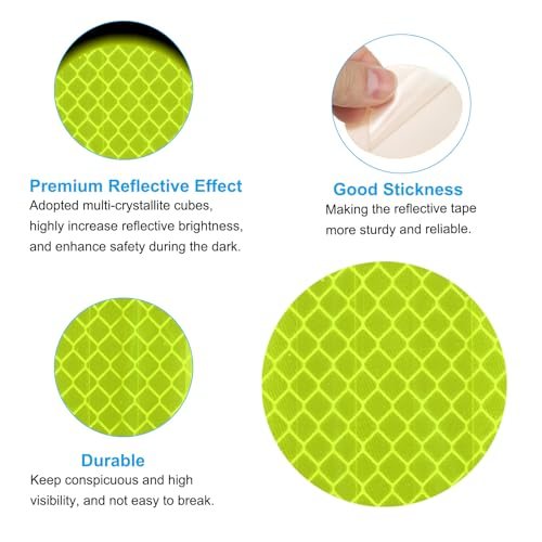 Reflective Stickers, 30 Pcs Safety High Visibility Reflective Sticker view 4
