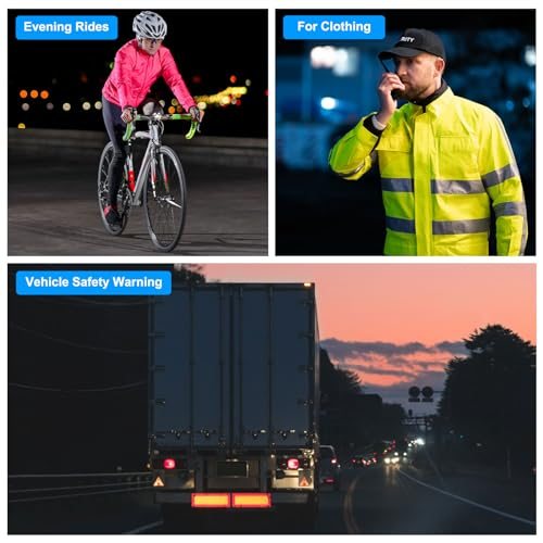 Reflective Stickers, 30 Pcs Safety High Visibility Reflective Sticker view 5