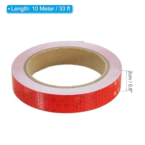Reflective Tape, 0.8 Inch x 33 Ft Waterproof High Visibility Warning view 2