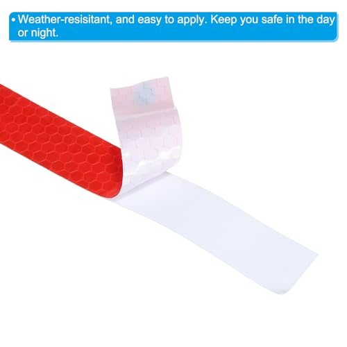 Reflective Tape, 0.8 Inch x 33 Ft Waterproof High Visibility Warning view 4