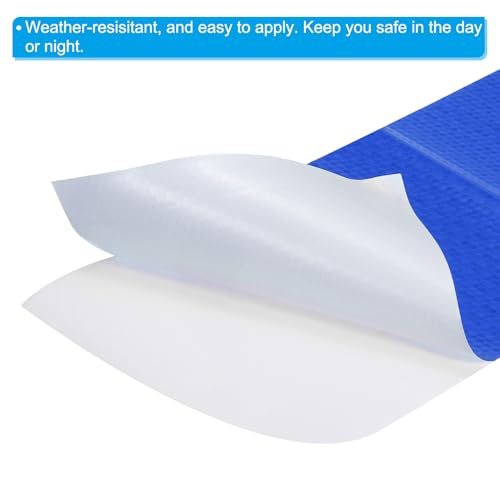 Reflective Tape 3 in x 10 FT Safety Caution Sticker Blue view 4
