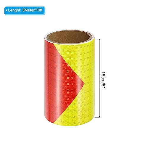 Reflective Tape, 6 Inch x 10 FT Waterproof High Visibility Self-Adhesive view 2