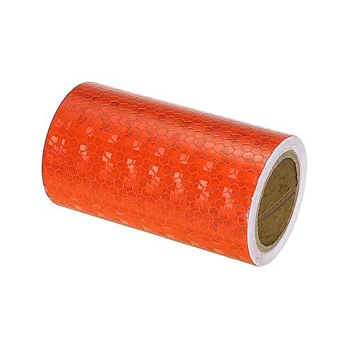 Reflective Tape Safety Sticker 4" x 10FT Orange — PATIKIL