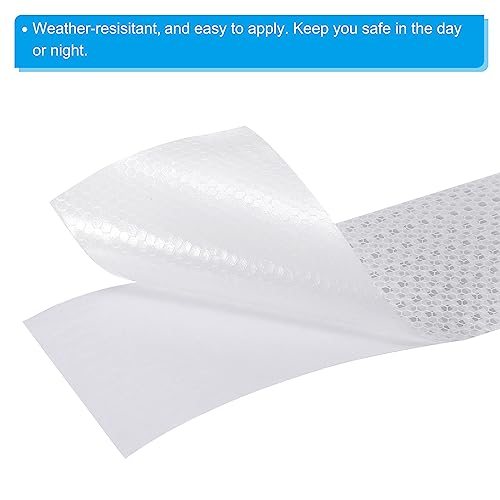 Reflective Tape Safety Sticker 4" x 10FT White view 4