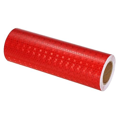 Reflective Tape Safety Sticker 8" x 17FT Red — PATIKIL