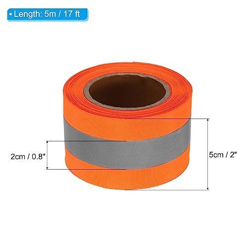 Reflective Tape Strip, 2" x 17 Ft High Visibility Reflective Tape Sew-on view 2
