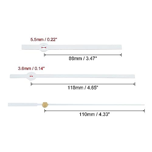 Replacement Clock Hands Kit, 10 Set Replacement Clock Hands Kits Clock view 2