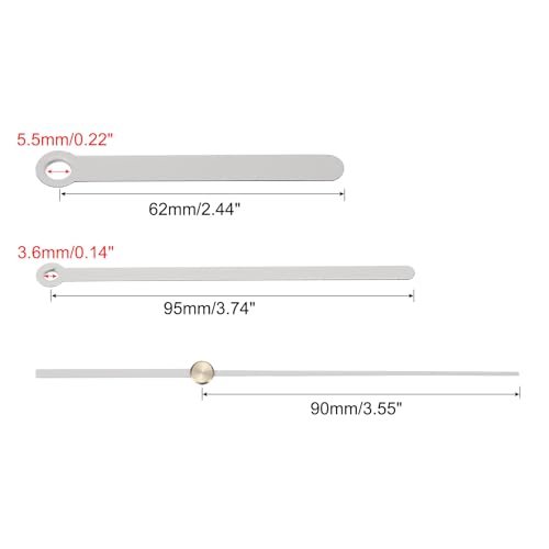 Replacement Clock Hands Kit, 12 Set Replacement Clock Hands Kits Clock view 2