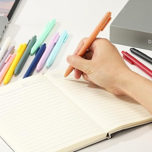 Retractable Ballpoint Gel Pens, 0.5mm Fine Point, Gray view 5