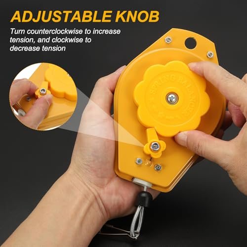 Retractable Spring Balancer 6.6-11lbs (3-5kg) Bearing Spring Tool, Load view 4