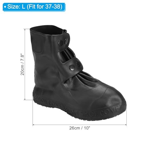 Reusable Non-Slip TPE Rain Shoe Cover Snow Boot Protector Overshoes view 2