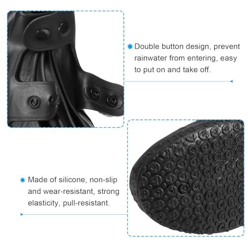 Reusable Non-Slip TPE Rain Shoe Cover Snow Boot Protector Overshoes view 5