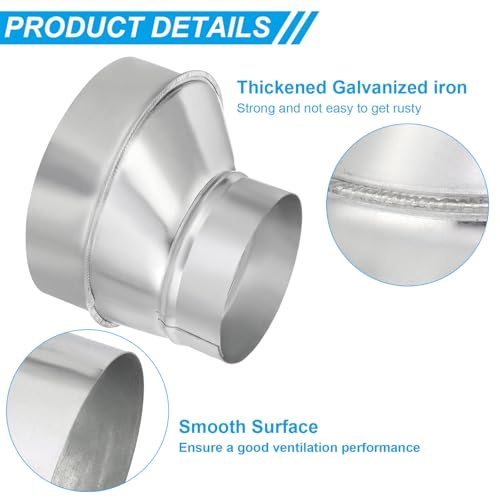 Round Air Duct Adapter Pipe Fitting view 3