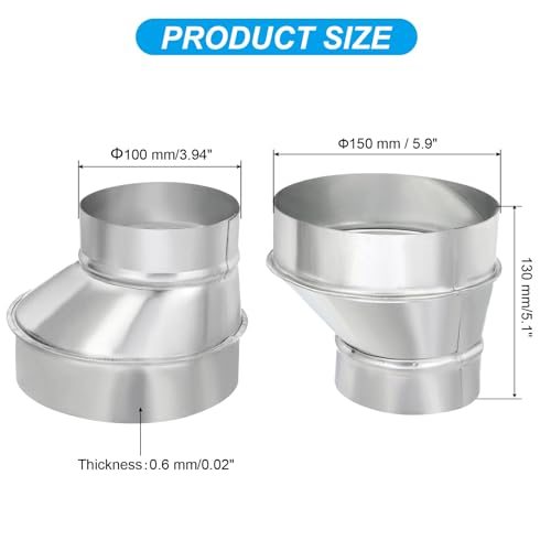 Round Air Duct Adapter Pipe Fitting view 2