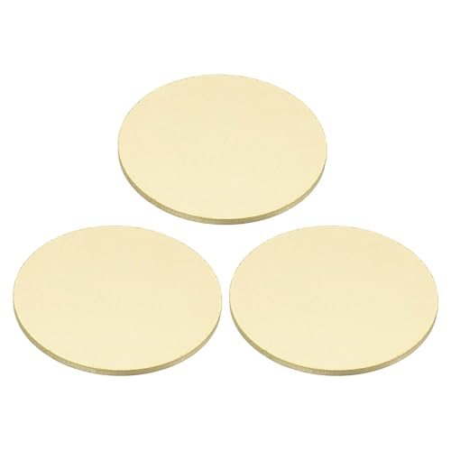 Round Brass Plate, Metal Disc Blank Circle — PATIKIL
