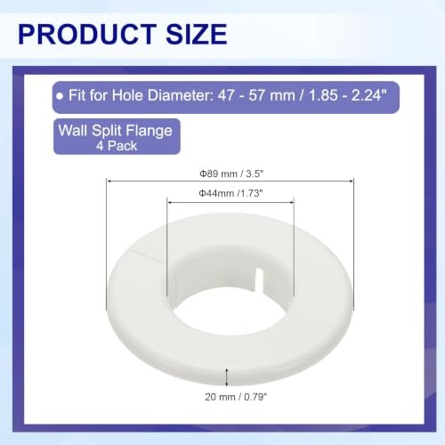 Round Detachable Escutcheon Plate Buckles Water Pipe Cover view 2