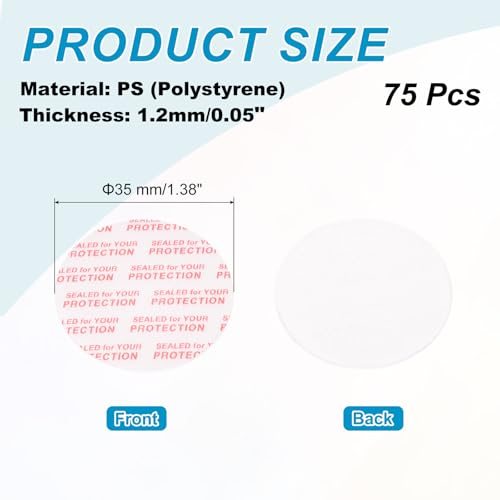 Round PS Cap Liners Resistant Tamper view 2