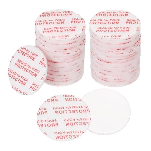 Round PS Pressure Sensitive Seals Cap Liner Resistant Tamper — PATIKIL