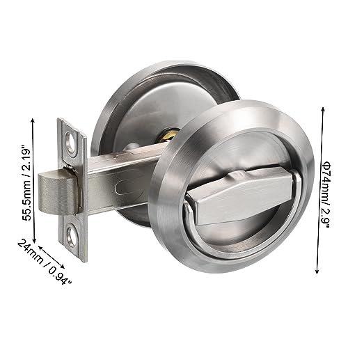 Round Recessed Door Lock view 2