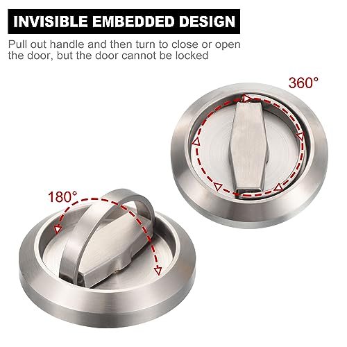 Round Recessed Door Lock view 5