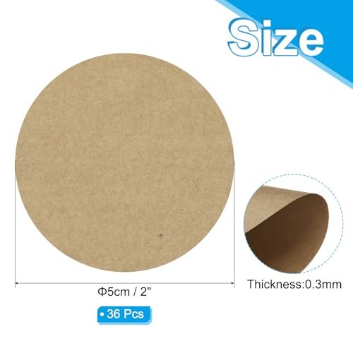 Round Shape Cutouts Paper Thick Cardstock Coaster view 2