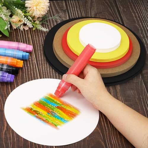 Round Shape Cutouts Paper Thick Cardstock Coaster view 3