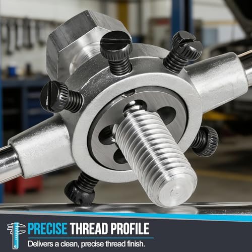 Round Threading Die 3/4"-10 UNC Alloy Steel Non-Adjustable view 4