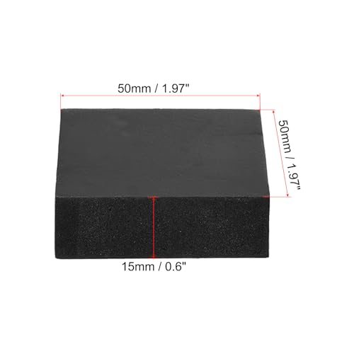 Rubber Anti-Vibration Pads, Black view 2