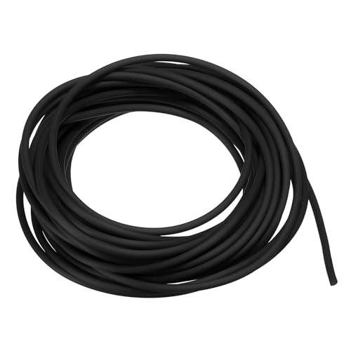 Rubber Cord Tube, 16ft Silicone Hollow Tubing 2mm OD 1mm ID — PATIKIL