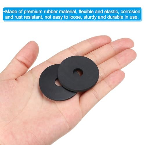 Rubber Washers, 16Pcs 1 1/2" OD x 3/8" ID x 1/8" Thickness Waterproof view 4