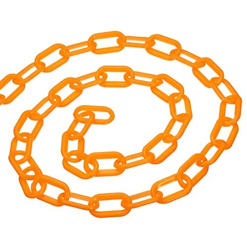 Safety Barrier Chain Plastic Chain Links Crowd Control Barrier — PATIKIL